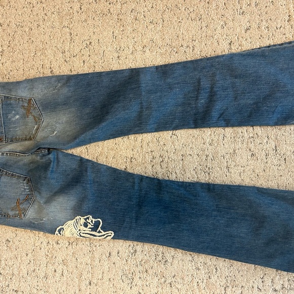 Allen B (Allen Schwartz) Y2K extremely rare “America” jeans size 27 - Picture 12 of 16